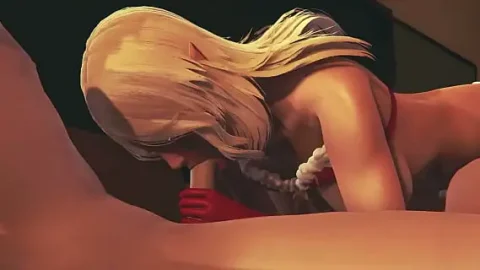 sexy elf girl make blowjob and handjob wish you a merry christmas with massive cumshot on her face 1732984225