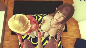 Fuck a nun and an elf in an expensive hotel apartment in Honey Select 2 DX